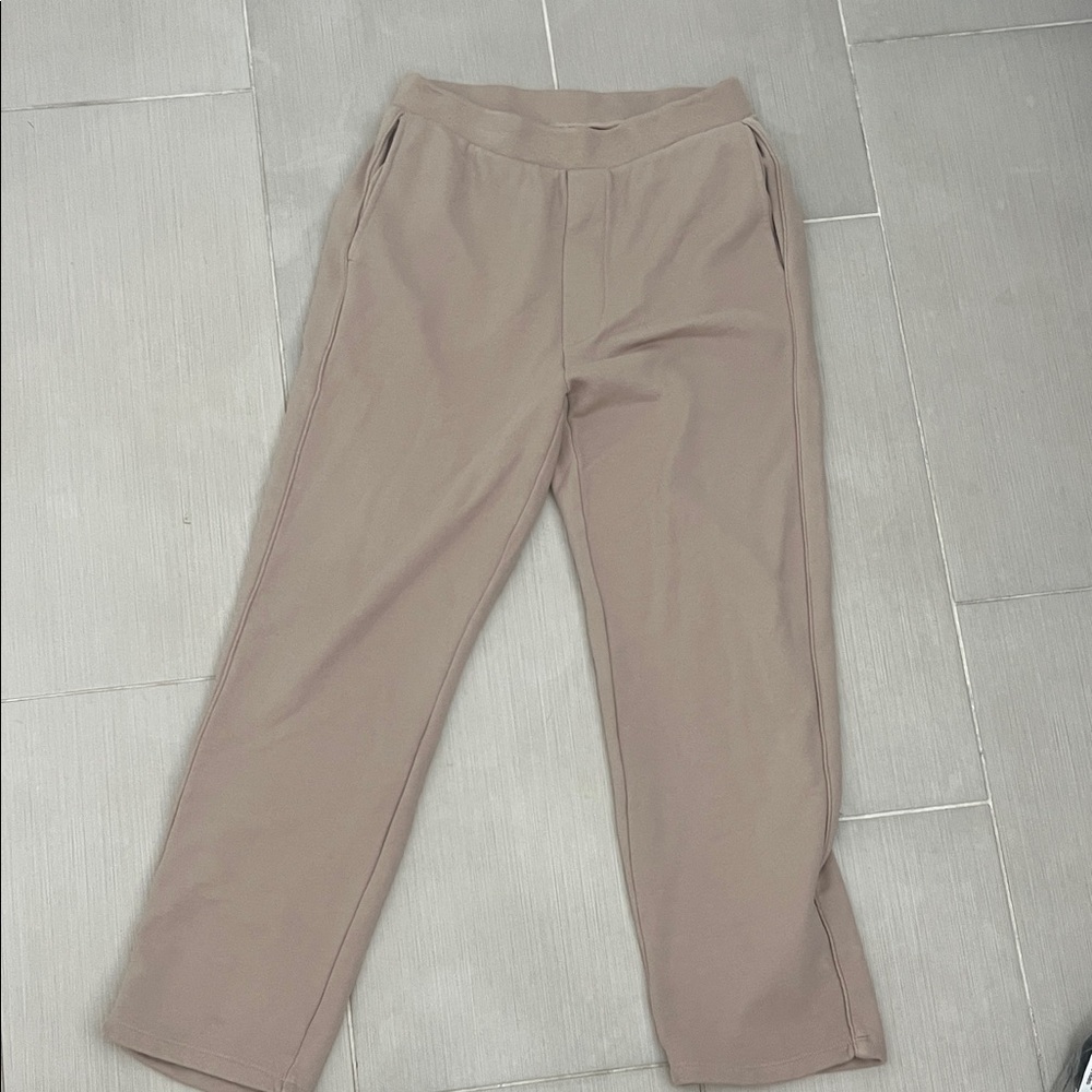NSF Women's Tan Cotton Sweatpants
